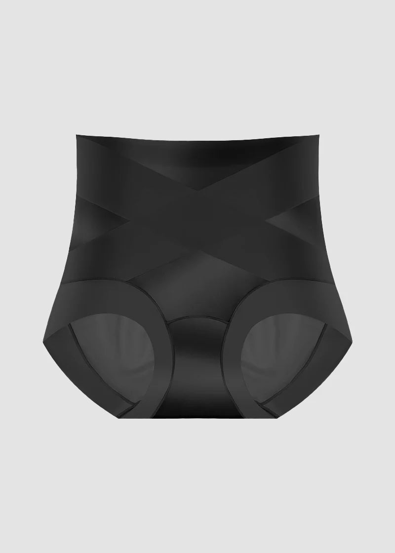 High-Waisted Cross Front Shaping Panties (6-Pack)