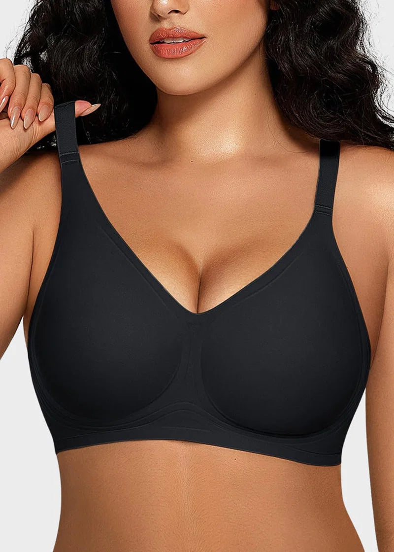 Deep V Seamless Wireless Push Up Bras for Women