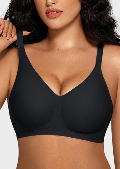 Deep V Seamless Wireless Push Up Bras for Women