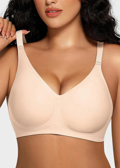 Deep V Seamless Wireless Push Up Bras for Women