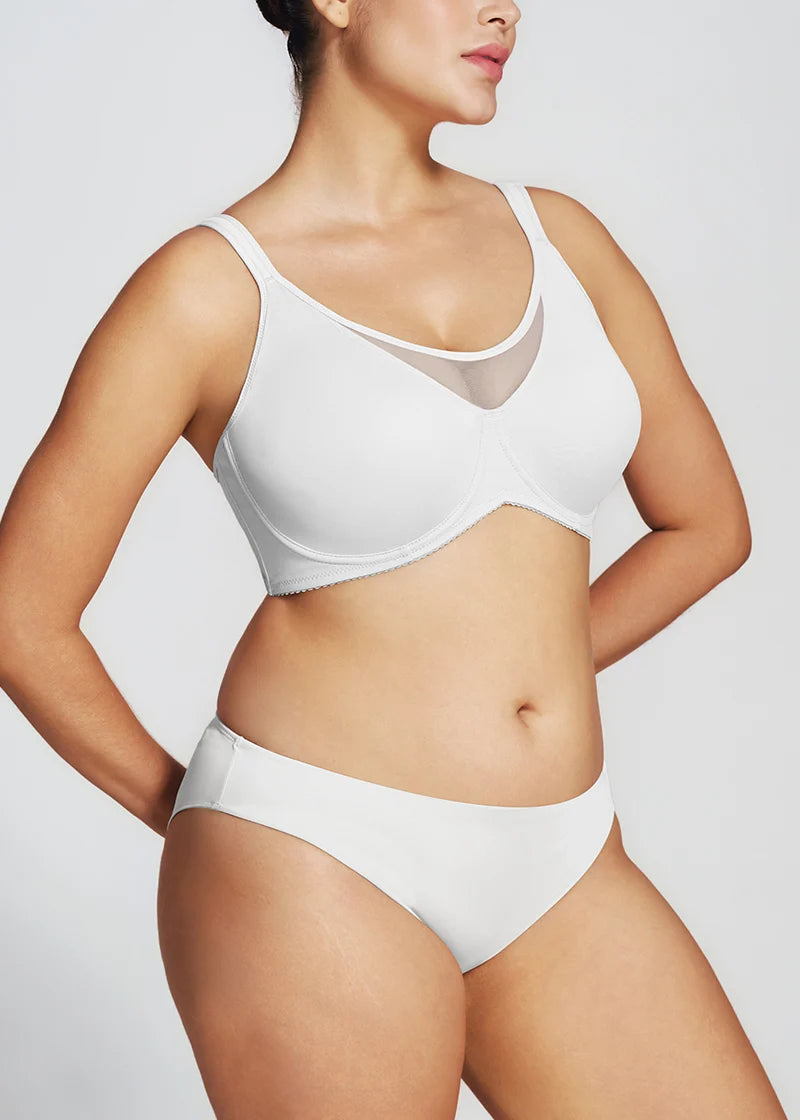 Mesh Cooling Full Coverage Minimizer Bra