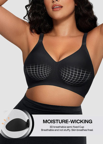 Deep V Seamless Wireless Push Up Bras for Women