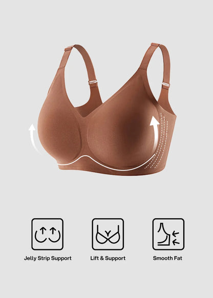 Deep V Seamless Wireless Push Up Bras for Women