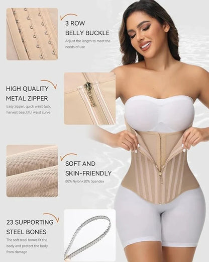 Vareny High Compression Curved Boned Waist Trainer