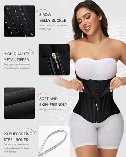 Vareny High Compression Curved Boned Waist Trainer